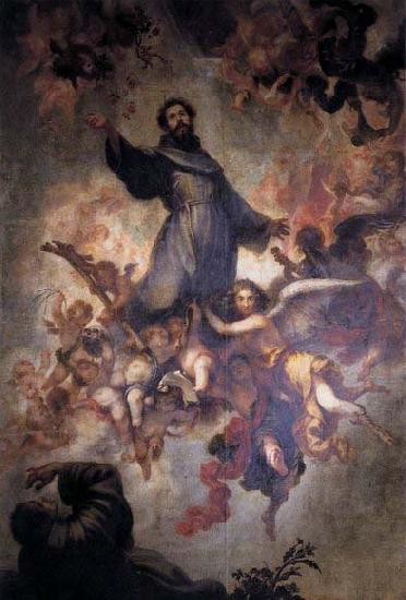 HERRERA, Francisco de, the Elder Stigmatisation of St Francis oil painting image